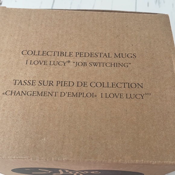 I Love Lucy 12 ounce pink pedestal mug 2006 - Picture 5 of 6